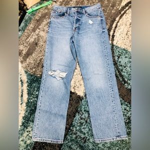 Aero 90’s super high waisted jeans